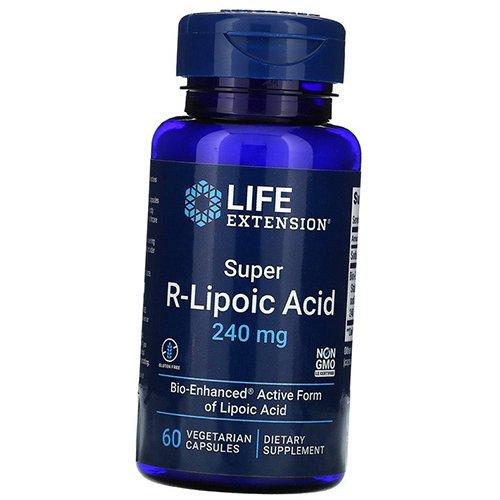 

R-Липоєва Кислота, Super R-Lipoic Acid 240, Life Extension 60вегкапс (70346001) 60vcaps