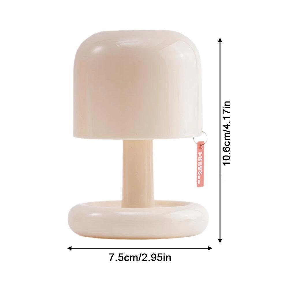 Lumină de noapte cu LED în stil ciupercă creativ Mini cafenea de birou Nordic Decor pentru sufragerie de acasă Lumină de masă minimalistă modernă