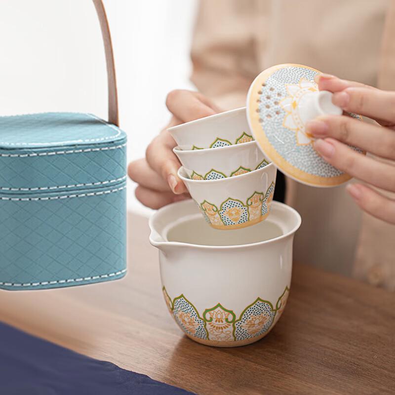 Tao Ding Xuan Portable Ceramic Travel Tea Set