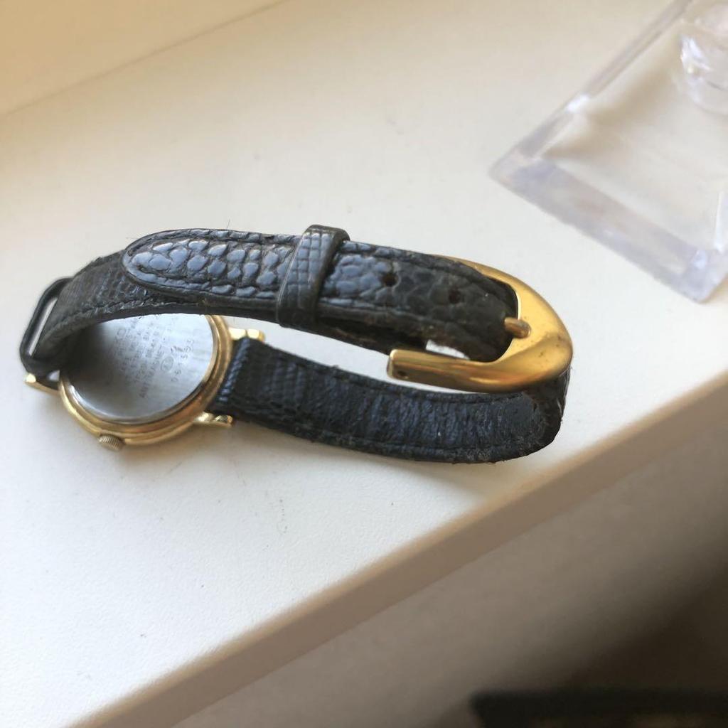 [USED] SEIKO Respoir Quartz Watch, Black/Gold