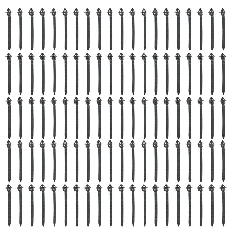 Sturdy Nylon Cable Zip Ties Cable Clips for Automotive Wire Bundling Quick Release Fasteners 80mm Long