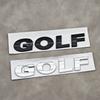 For VW Volkswagen Jetta MK5 Golf 3D ABS Chrome Black Logo GOLF Emblem Letters Sticker Car Rear Trunk Badge For Volkswagen VW Gol