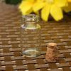 10Pcs Mini Small Glass Bottles With Clear Cork Stopper Jars Tiny Wedding Vials