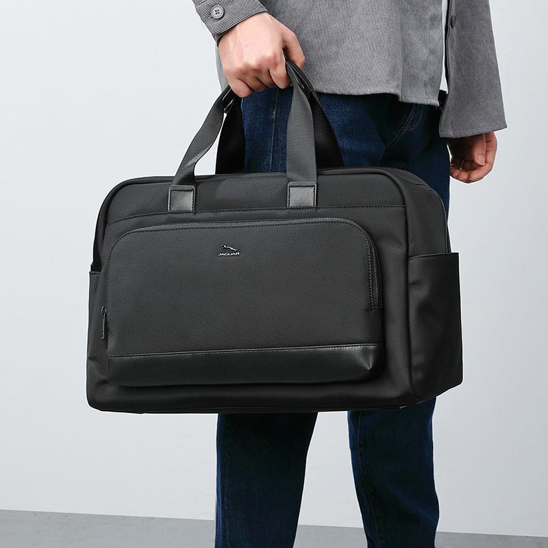 New JAGUAR Fabric Laptop Bags Briefcases Men's Black JX1230205101