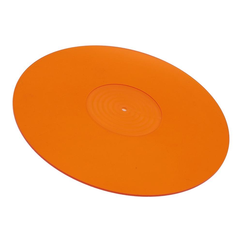300*3mm Record Turntable Pad Acrylic Platter Mat for LP 12 Inch Record for Turntable Use