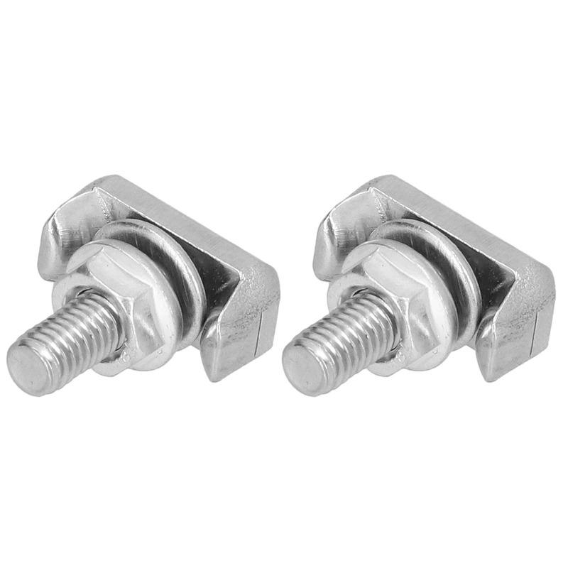 2pcs 19116852 Car Battery Terminal T- Stainless Steel 19116852 Replacement for Chevrolet 64740 Battery Cable  6X0915138