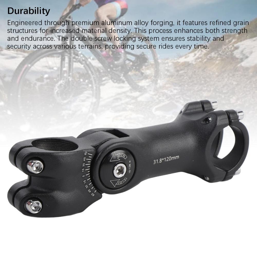Aluminum Alloy Handlebar Stem Lightweight Bike Handlebar Stem Durable Bike Stem  Cycling Accessory