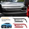 Real Soft Carbon Fiber For Ford Mustang GT 2024 2025 LHD RHD Car Center Console AC Outlet Sticker Interior Trim Accessories