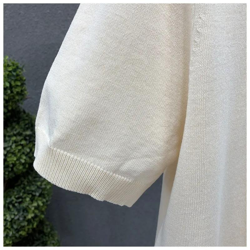 Korean Style Summer Fashion Men's Striped Color O Neck Short Sleeve Breathable Casual Trendy T Shirts