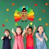 Ceiba Tree Turkey Bulletin Board Decoration Set Thanksgiving Turkey Cutouts Fall Classroom Decor School Supplies
