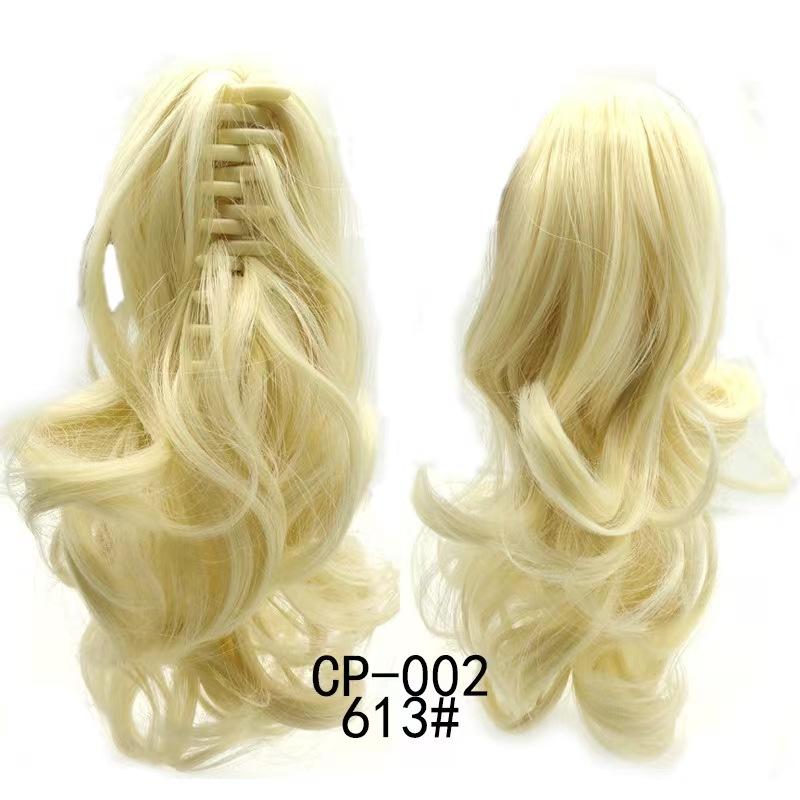 Claw Clip In Ponytail Extension Synthetic Hairpiece Curly Wavy Hair Extension 15 Inch Long Ponytail Hairpieces For Women Girl