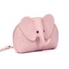 Portamonete Creativo con Cerniera a Forma di Elefante in Pelle - Carino e Compatto