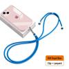 6mm Wearable Phone Lanyard: Crossbody Neck Strap with Clip, Sticker Pad, and Braided Hanging Rope.