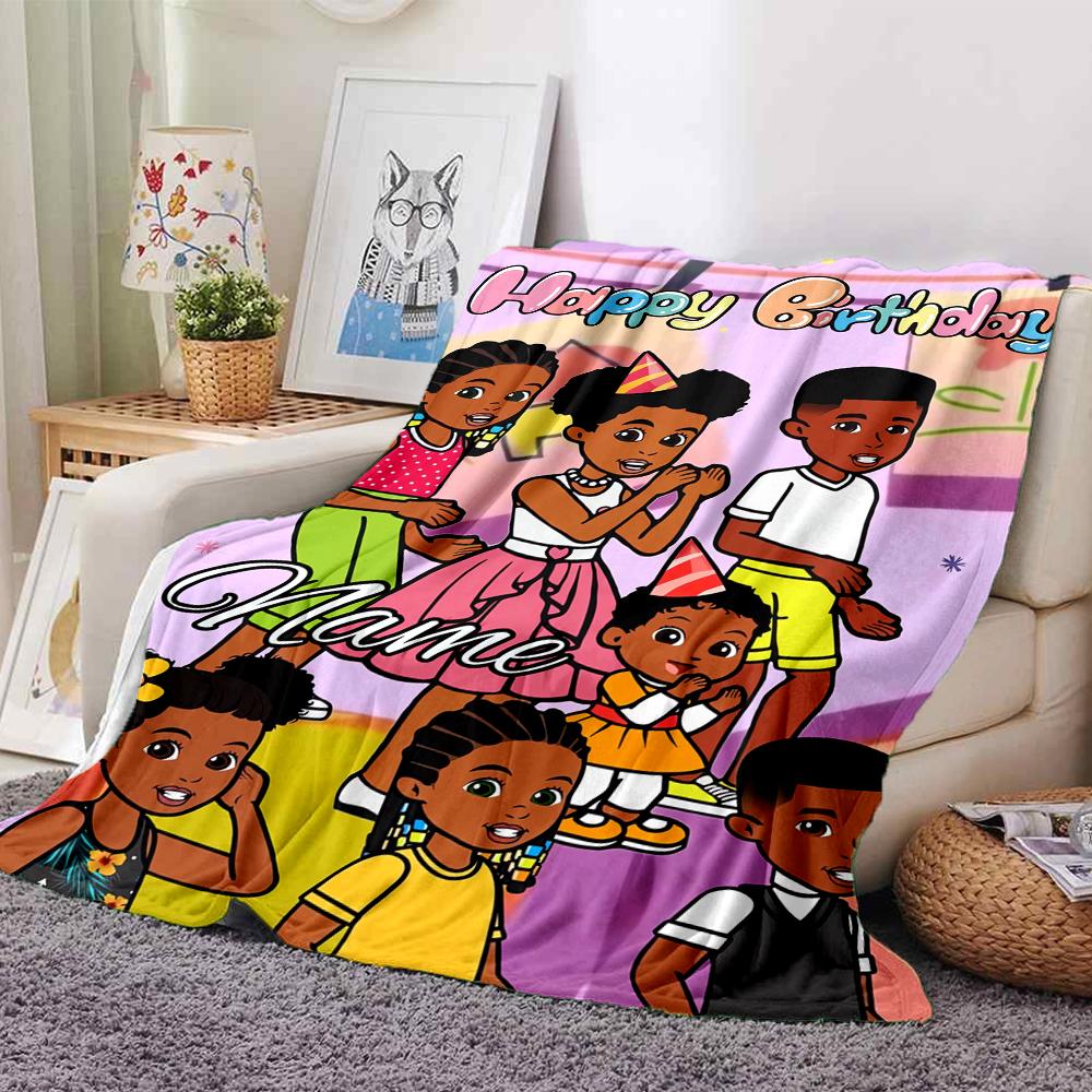 Customiz Name Personality Gracies Corner Blanket Soft &Warm Sofa Office Bed Travel Lunch Break Blanket, Gift Suitable All Seasons