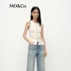 MO&Co. Tencel Blend Slim Fit Knit Vest