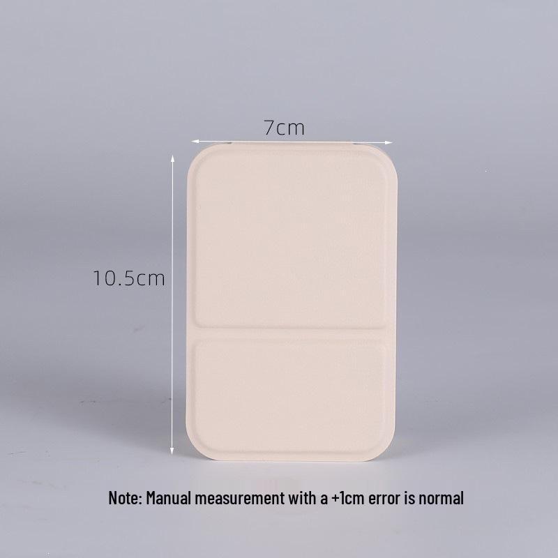 Compact Foldable Mini Makeup Mirror - Portable Travel & Office Essential