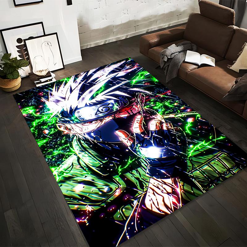 

Cool Ninja Style Rug Featuring Electric Colors Suitable for use as an anti-slip game mat for living room and bedroom sofas 40x60cm( 15x23in )