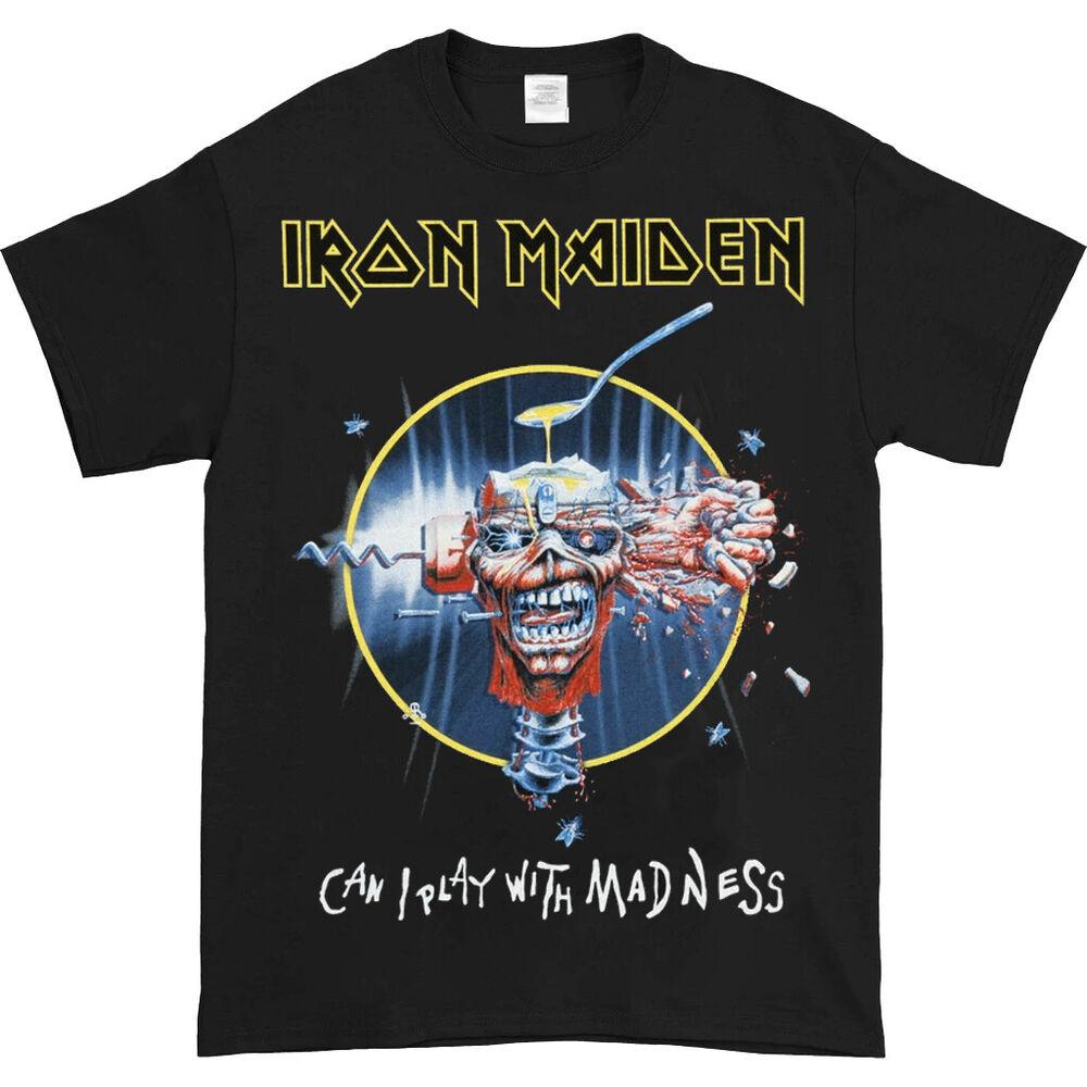 

Черная футболка унисекс Iron Maiden Can I Play With Madness
