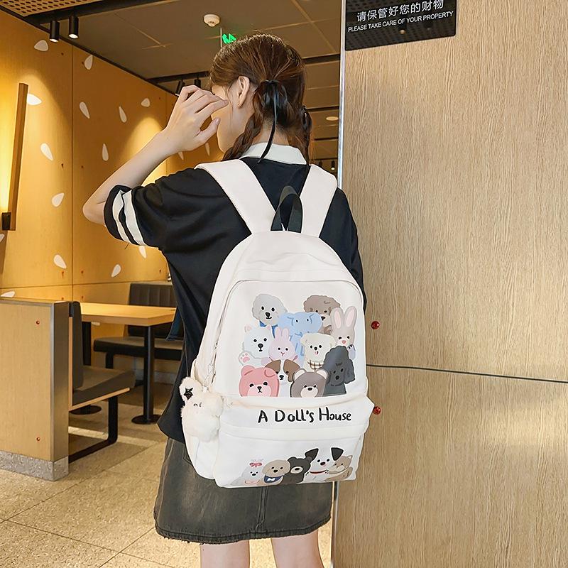 

2025 Summer Youth Nylon Leather Schoolbag - Junior to University