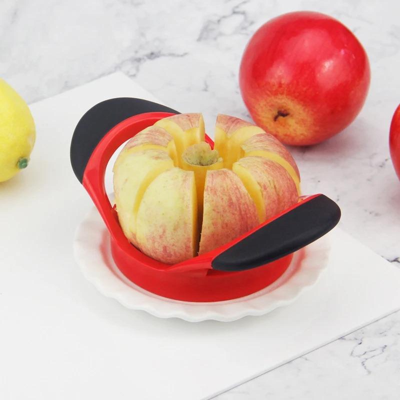 Affetta Mela Acciaio Inossidabile Leva Mela Sbucciafrutta Tagliafrutta Super Affilato Coltello per Mela Utensili da Cucina Multifunzionali