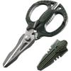 Engineer PH-55 Green Special Stainless Steel Scissors with PBT Grip 56mm Blade Length