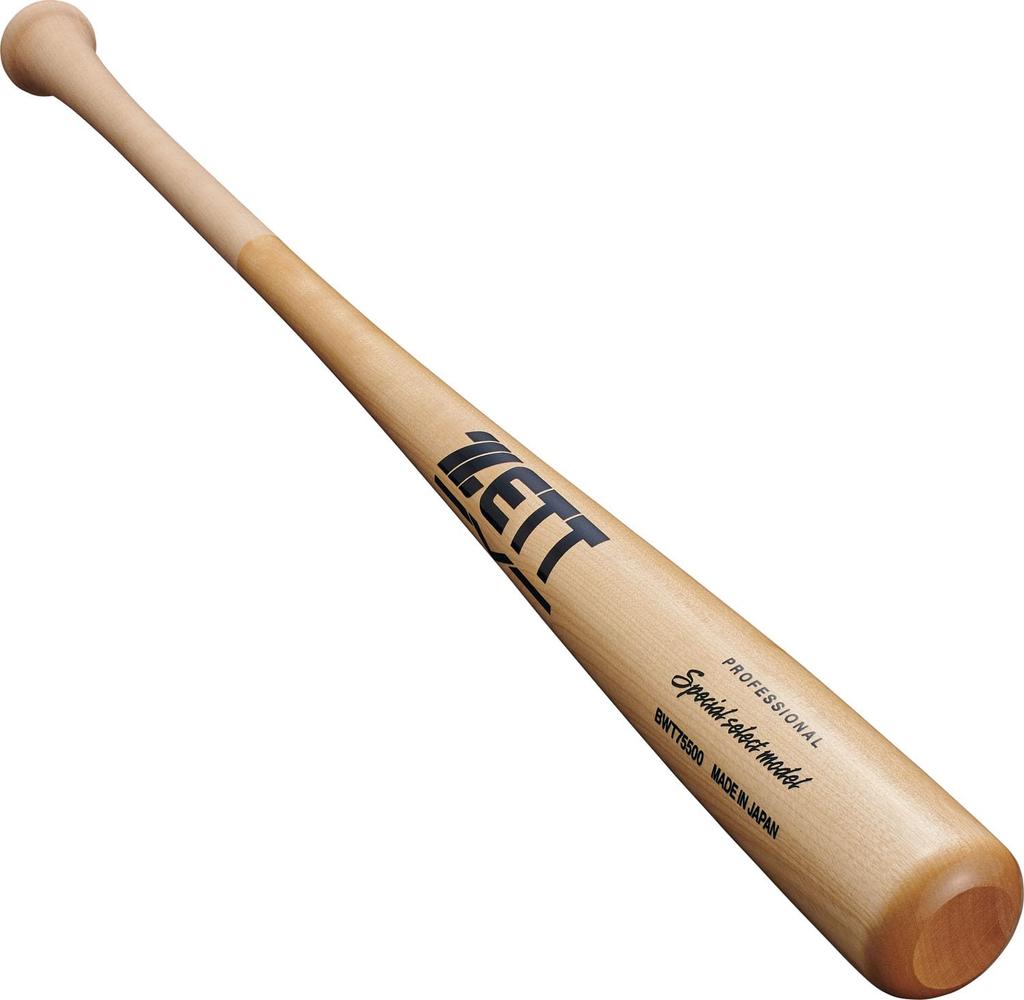 ZETT Youth Baseball Softball Special Select Wooden 650g Average Natural Made in BWT75500 Bat, Model, (Hokkaido Birch), 80cm, Weight, (1200MO), Japan,