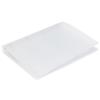 Transparent Binder Photo Organizer Badge Storage Book Perforated Ring Collection Folder 6 Pages(Shell 9 Hole Inner Page
