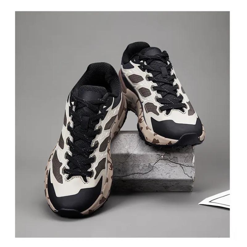 Autumn Sports Shoes for Men Lightweight and Breathable Outdoor Hiking Casual Shoes Anti Slip Wear-resistant