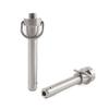 Diameter 5-25mm Length 10-100mm Quick Release Pin Bolt Ball Head Quick Lock Pin Plug with Ring Handle Pull Stainless Steel PIN