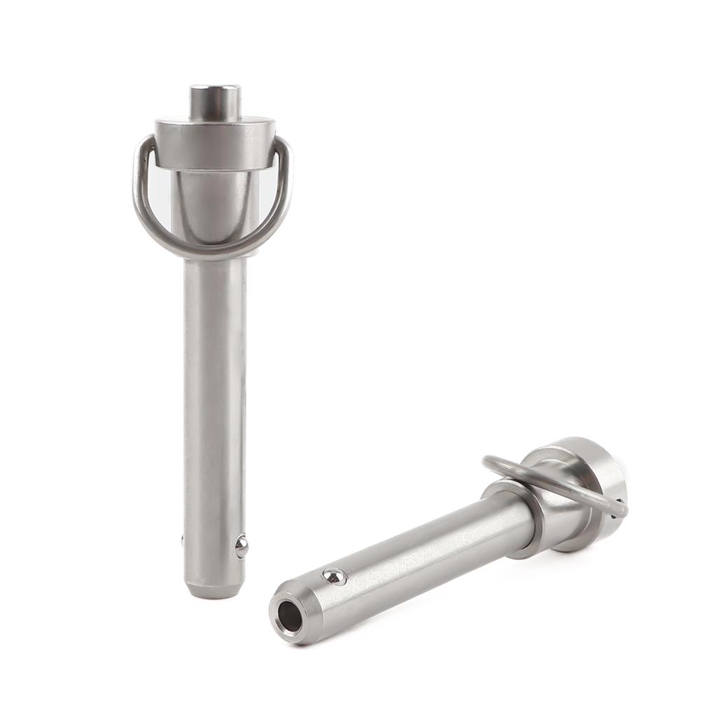 Diameter 5-25mm Length 10-100mm Quick Release Pin Bolt Ball Head Quick Lock Pin Plug with Ring Handle Pull Stainless Steel PIN