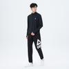 Peak Knitted Triangle Logo Long Pants Half-Zip Stand Collar Sports Leisure Fitness Set Unisex sets Black PK371701
