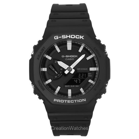 

Восстановленные Casio G-Shock Carbon Core Guard Аналогово-цифровые Кварцевые Дайверские GA-2100-1A GA2100-1 200M Мужские Часы чёрный