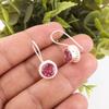 Pink Tourmaline 925 Solid Sterling Silver Earring, Handmade Gemstone Jewelry Earring, For Memorial Day