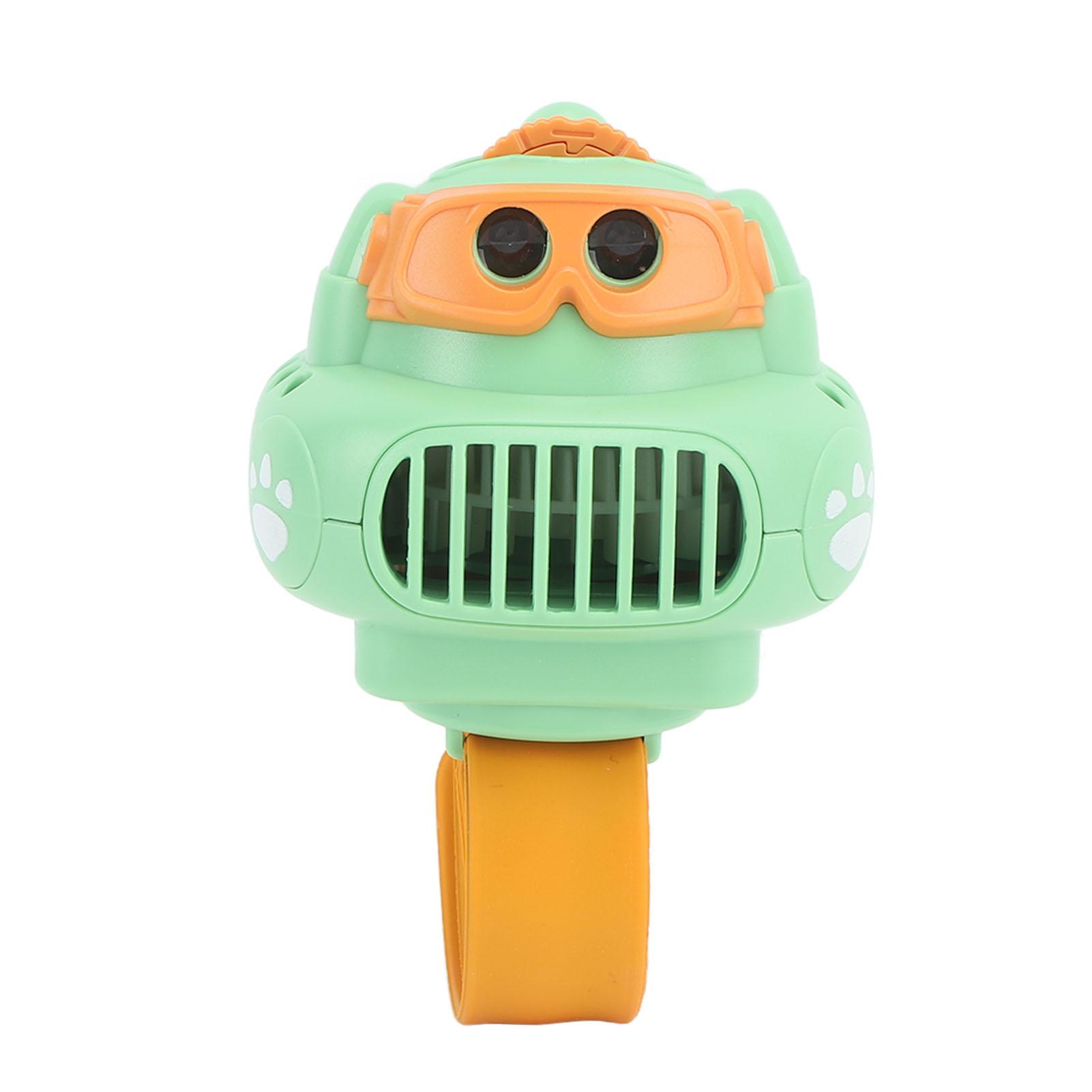 Проекционные часы-вентилятор Портативный наручный вентилятор с динамической проекцией динозавра Мини-проекционный вентилятор Мультяшный дизайн 3 скорости ветра