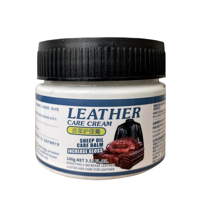 100 Ml Leather Conditioner Jacket Leather Restorer Cream Car Seats Bags Deep Nourishing and Refurbish Coating Shoes  Purses
