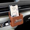 1Pcs Car Storage Bag Car Air Outlet Debris Organizer For Jeep Grand Cherokee Wrangler JK Gladiator Compass Renegade Patriot ALM1