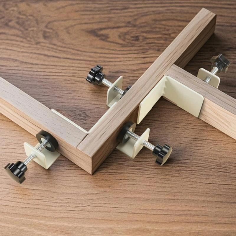 Heavy Duty Quick Jaw 90Degree Corner Clamp Cabinet Drawer Installation Clamps .Y1QB