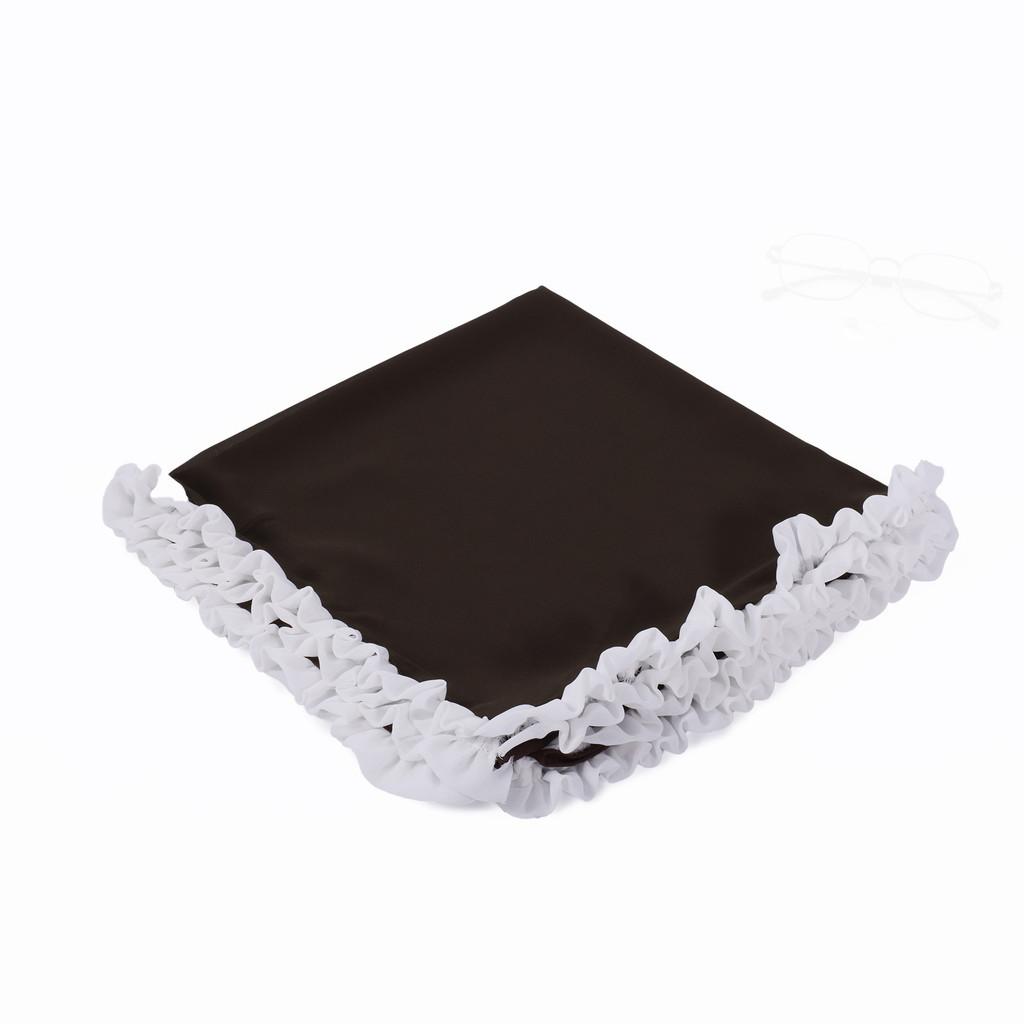 

Traditional Ladies Polyester Headscarf With Ruffle Edging For Summer And Winter Wear коричневий