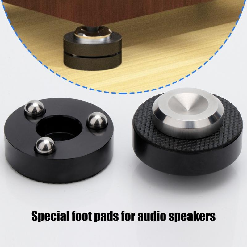 Aluminum Speaker Damping Feet Vibration Isolation Pad Equipment Sound Speaker Shockproof Pad Steel