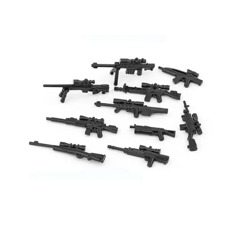 Building Blocks Weapons Accessory Soldier Digital Gift Ninja Sword Mortar Cannon Missile Launcher RPG Toys Mini Brick X006