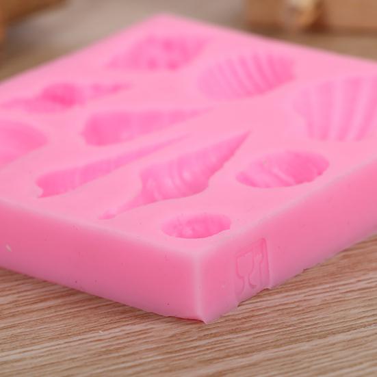 Silikon Muschel Keks Schokolade Ausstecher Form Fondant Kuchen Dekorationswerkzeug