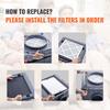 HEPA Air Filter, 16 x 19 inch Air Filter Replacement, High-efficient Stage 3 Filters Compatible with BlueDri & Scrubber, Air Purifiers, Water Damage