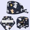Surgical Scrub Caps Adjustable Beauty Agency Pharmacy Aesthetic Cap Veterinarian Working Pet Hospital Printed Scrub Hat Nurses