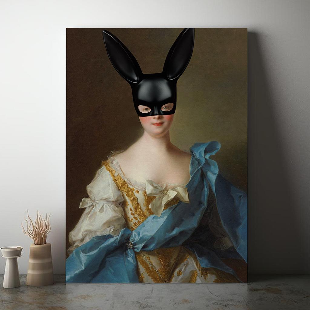 Canvas Picture Playboy Bunny Mask