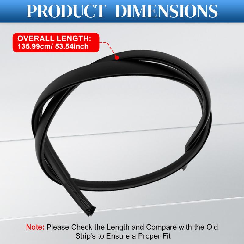 Pair Left Right Car Roof Drip Finish Moulding Seal Strips Trim Rubber for Toyota Corolla 2009 2010 2011 2012 2013 7555502110