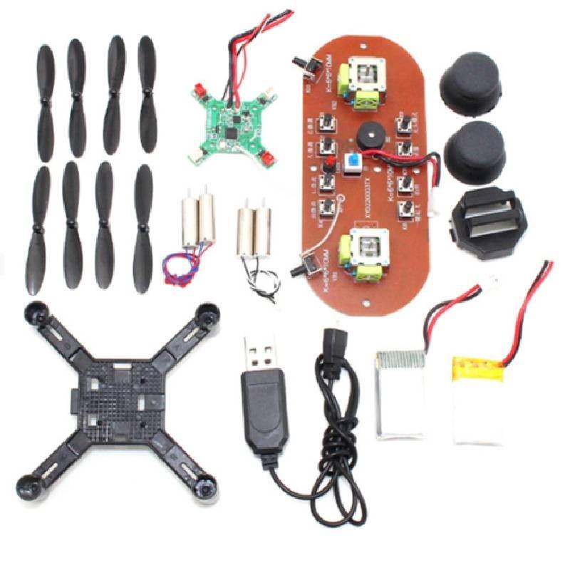 

Набор мини-дрона для сборки с металлическими деталями для летного класса для студентов и использования в качестве хобби