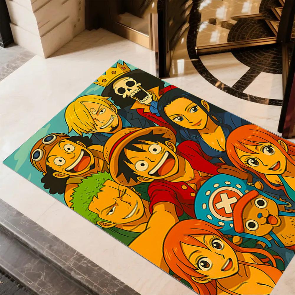 One Piece Adventure Area Rug Suitable for Playrooms Dining Room Outdoor Dormitory Antislip Carpet Anime Office Decor