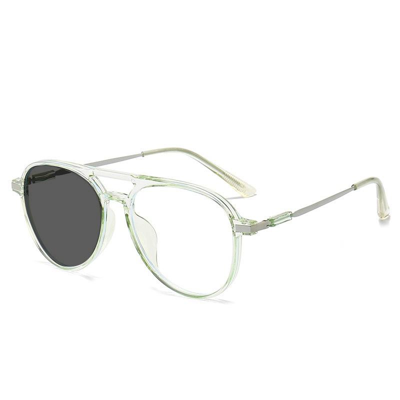 Anti Blue Light Toad Frame Photochromic Myopia Glasses Fashion Trend Near Sight Eyeglasses Lady and Gentleman 0 To -4.0
