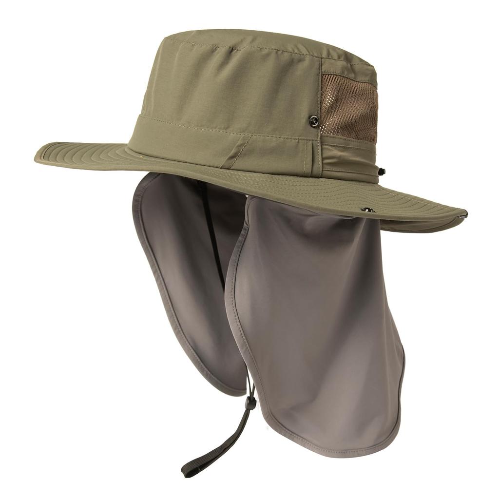 Safari Adventure Foldable Boonie Stylish Fishing Military Sun Removable Chin Wide UV UV Protection [TOP-EX] Hat, Hat, Hat, Hat, Hat, Hat, Hat, Men's