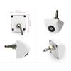 GreenYi 170 Degree AHD 1920x1080P White Vehicle Rear View Camera Metal Body Car Reverse Fisheye Lens Camera